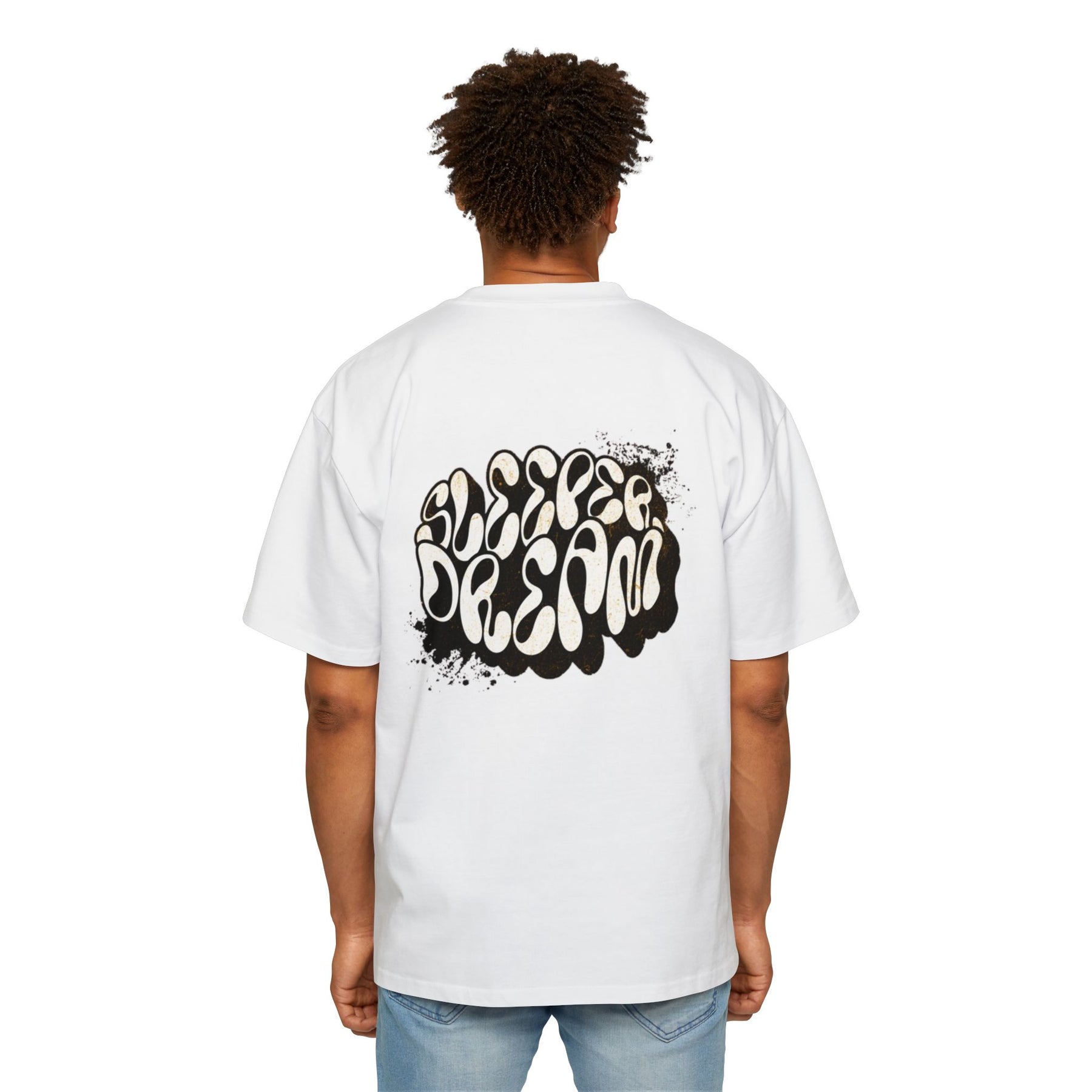 Sleeper Dream Drop Shoulder T-Shirt Black & White